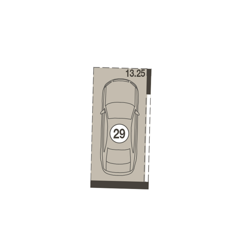 Планировка: Машино-место № 29, 13,25 м²